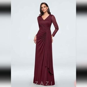 Brand New Azazie Special Occasion Dress- Cabernet Color size 14